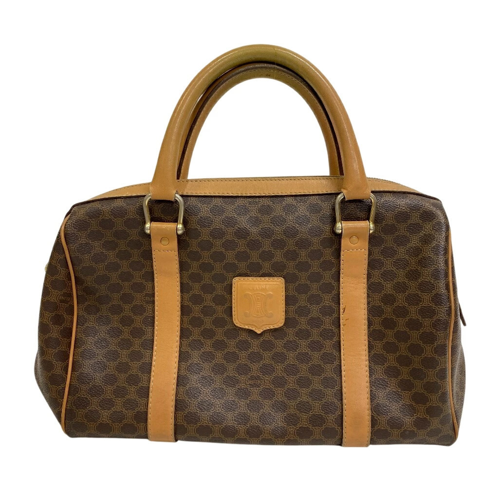 CELINE Boston Macadam Handbag Brown